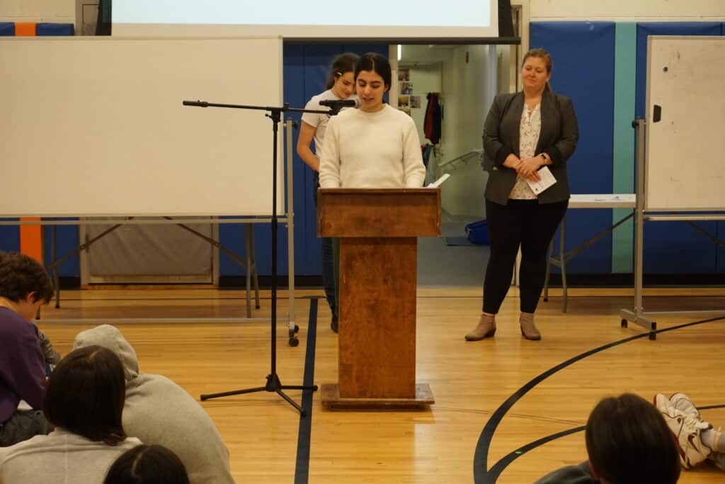 Middle School Poetry Assembly Returns