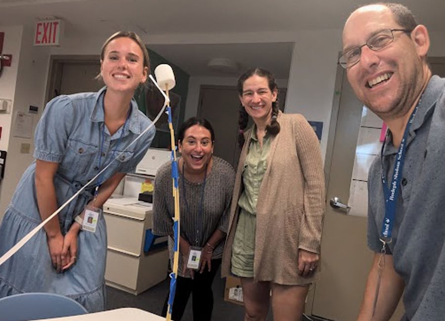 Teachers taking a selfie
